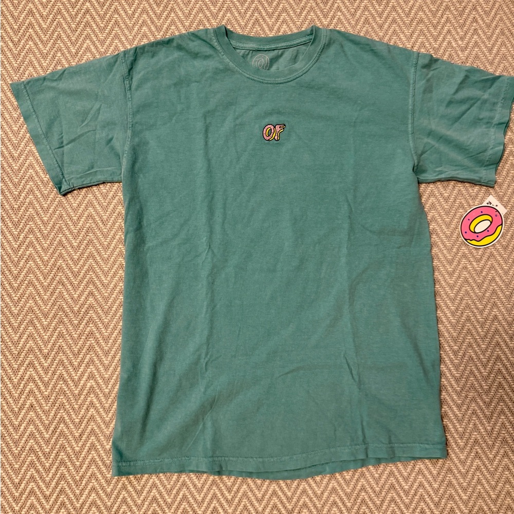 Odd Future Green/ Blue Short Sleeve Tee NWT medium